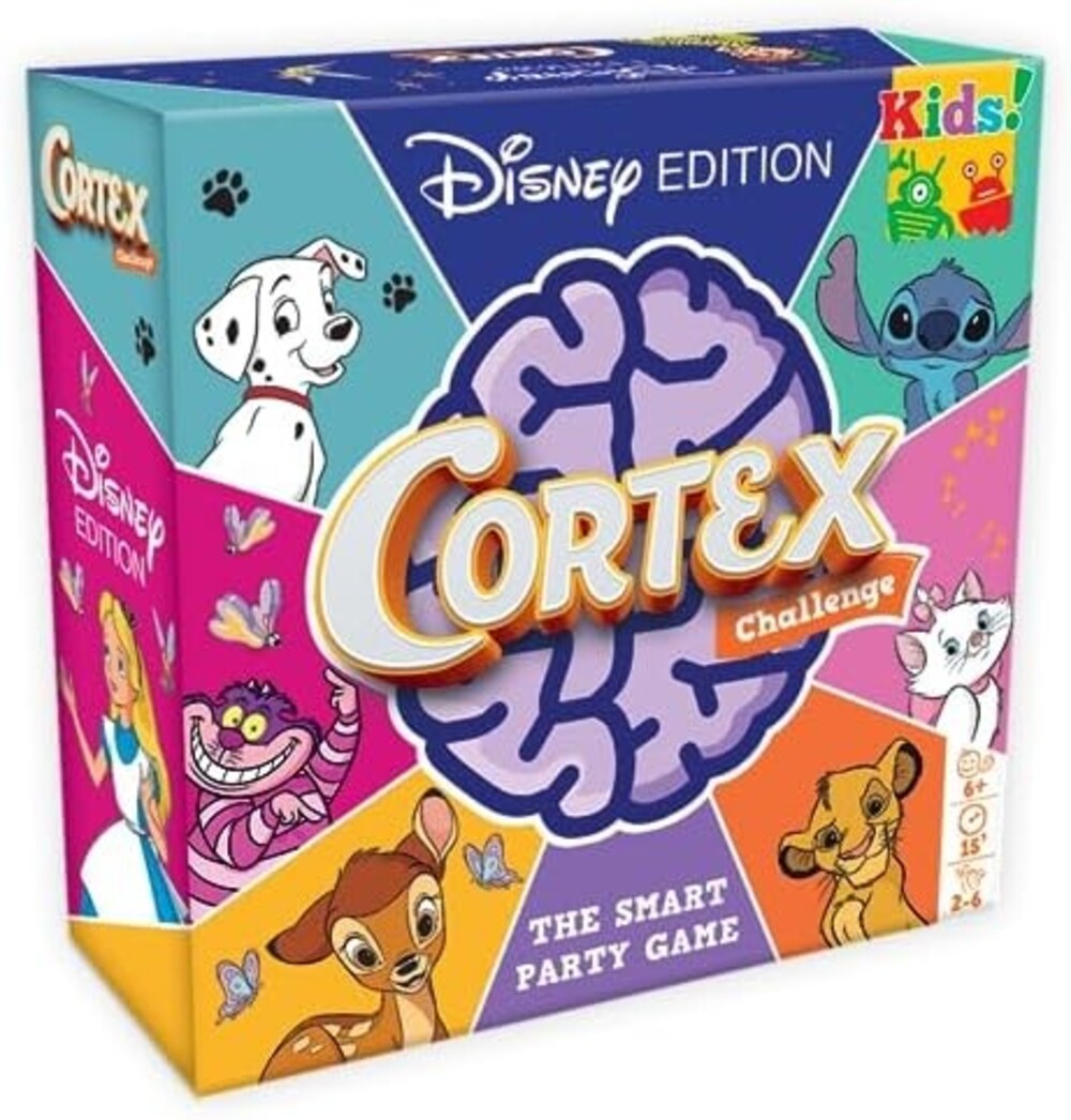 Cortex Challenge Disney: Memory & Reflex Family Game, Asmodee, 2–6 Players